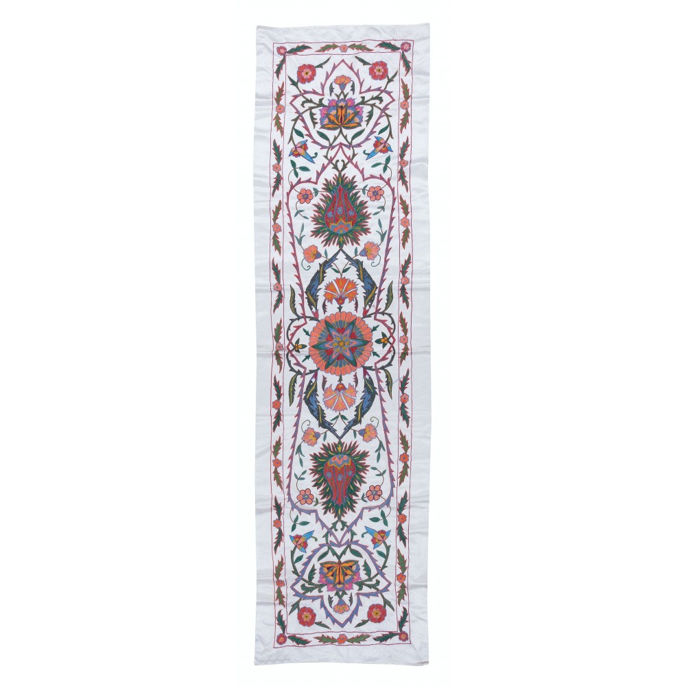 Silk Embroidered Table Runner or Wall Decoration 2024